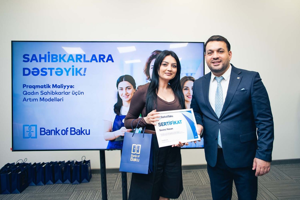 "Bank of Baku"dan qadın sahibkarlara dəstək – Praqmatik maliyyə təlimi (FOTOLAR)